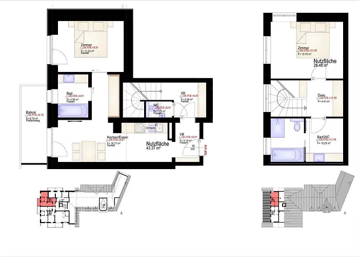 Sonnenseite Lejlighed